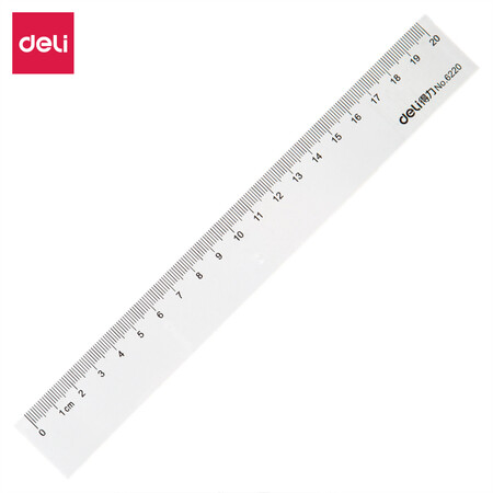 Effective deli20cm office drawing ruler measuring ruler General office supplies 6220 Effective deli20cm office drawing ruler measuring ruler General office supplies 6220