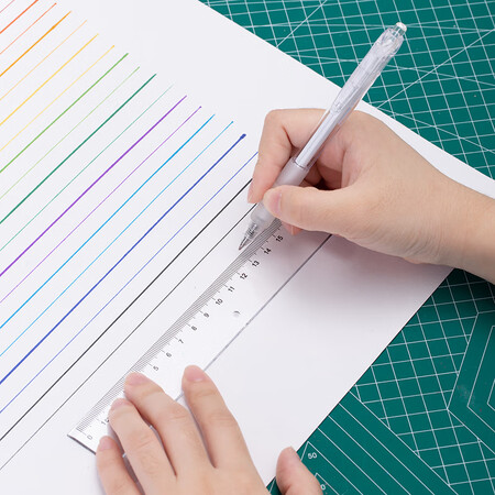 Effective deli20cm office drawing ruler measuring ruler General office supplies 6220 Effective deli20cm office drawing ruler measuring ruler General office supplies 6220