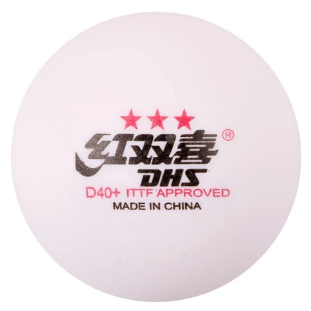 Double Happiness DHS Match Top Samsung Table Tennis 3-Star ABS New Material 40+ White 10pcs Double Happiness DHS Match Top Samsung Table Tennis 3-Star ABS New Material 40+ White 10pcs