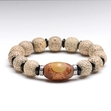 Shiyue Jewelry New Year's Day Gaomi Big Star Moon Bodhi Zi Single Circle Dzi Bead Wenplay Buddha Bead Bracelet Bracelet Men's and Women's Accessories Wooden Bracelet Handle 12mm Shiyue Jewelry New Year's Day Gaomi Big Star Moon Bodhi Zi Single Circle Dzi Bead Wenplay Buddha Bead Bracelet Bracelet Men's and Women's Accessories Wooden Bracelet Handle 12mm
