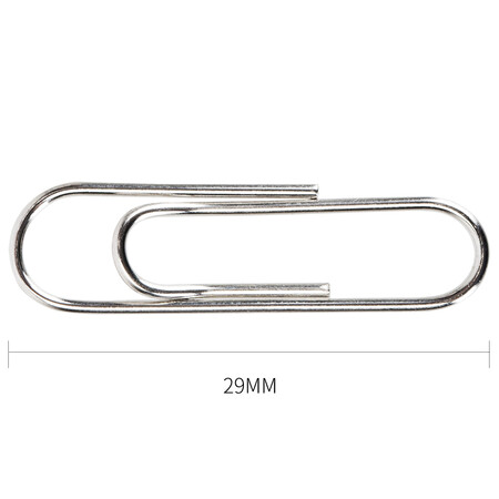 Effective deli29mm nickel metal clip paper clip # 3 200 / cylindrical office supplies 0037 Effective deli29mm nickel metal clip paper clip # 3 200 / cylindrical office supplies 0037