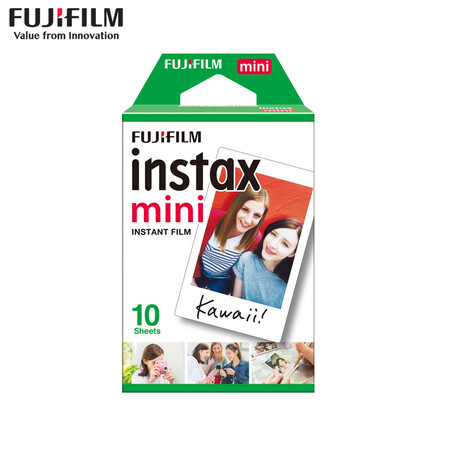 Fuji instax instant polaroid mini photo paper, white edge single pack of 10 sheets, suitable for mini7C/7s/9/8/25/90/70/hellokitty/SP-2 Fuji instax instant polaroid mini photo paper, white edge single pack of 10 sheets, suitable for mini7C/7s/9/8/25/90/70/hellokitty/SP-2
