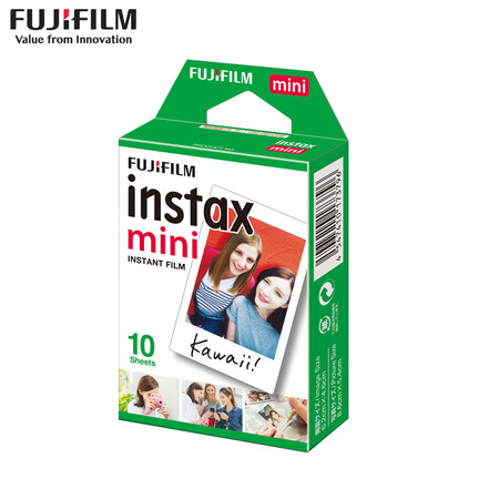 Fuji instax instant polaroid mini photo paper, white edge single pack of 10 sheets, suitable for mini7C/7s/9/8/25/90/70/hellokitty/SP-2 Fuji instax instant polaroid mini photo paper, white edge single pack of 10 sheets, suitable for mini7C/7s/9/8/25/90/70/hellokitty/SP-2