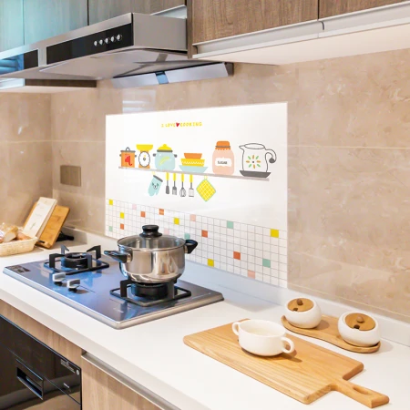 Cuttlefish oil smoke stickers kitchenware home 60*90cm two pieces 2661 kitchen oil-proof stickers resistant to high temperature and oil smoke stickers tile stove waterproof and oil-proof wall stickers self-adhesive Cuttlefish oil smoke stickers kitchenware home 60*90cm two pieces 2661 kitchen oil-proof stickers resistant to high temperature and oil smoke stickers tile stove waterproof and oil-proof wall stickers self-adhesive