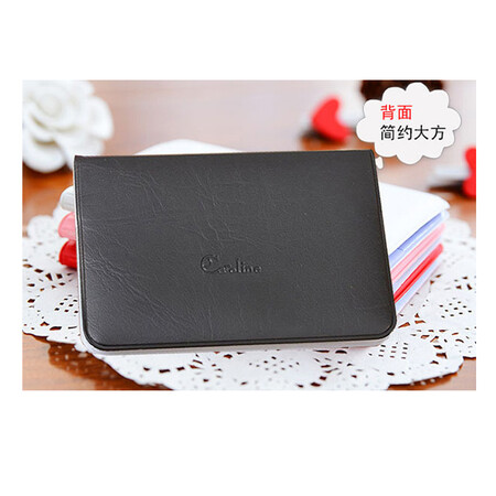 PAUKAOT card holder business card holder men's ultra-thin multi-card slot black PAUKAOT card holder business card holder men's ultra-thin multi-card slot black