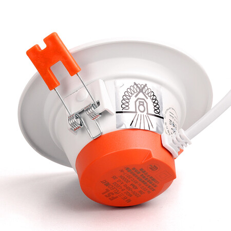 Foshan Lighting FSL Aluminum Tri-color LED Downlight Spotlight Living Room Chandelier Ceiling Light Aisle Embedded Hole Light Bull's Eye Light 6W3 Inch White Jade Silver Edge Foshan Lighting FSL Aluminum Tri-color LED Downlight Spotlight Living Room Chandelier Ceiling Light Aisle Embedded Hole Light Bull's Eye Light 6W3 Inch White Jade Silver Edge