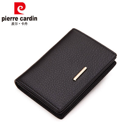 Pierre Cardin Pierre Cardin Men's Leather Bank Card Holder, Business Card Holder, Purse Holder, First Layer Leather Gift Box Packaging, Black Pierre Cardin Pierre Cardin Men's Leather Bank Card Holder, Business Card Holder, Purse Holder, First Layer Leather Gift Box Packaging, Black