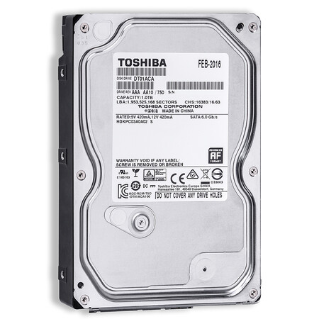 Toshiba TOSHIBA1TB 7200 rpm 32MB SATA6Gb/s desktop hard drive DT01ACA100 Toshiba TOSHIBA1TB 7200 rpm 32MB SATA6Gb/s desktop hard drive DT01ACA100