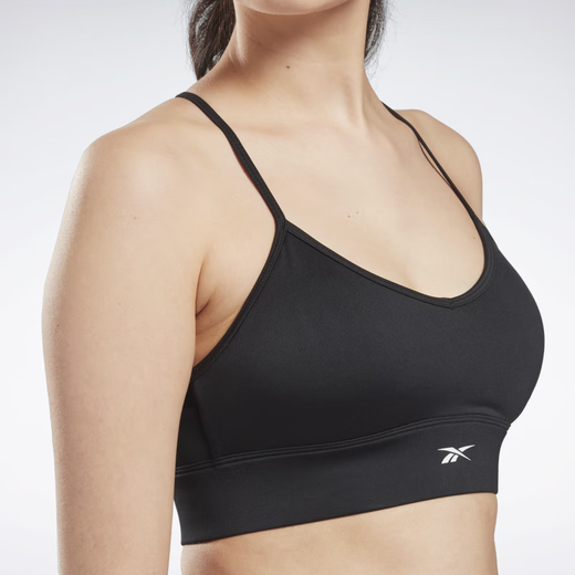 Reebok official 24 new product women's simple slim fit and comfortable fitness exercise training suspender bra 100005161 black L
 Reebok official 24 new product women's simple slim fit and comfortable fitness exercise training suspender bra 100005161 black L