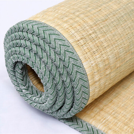 Acacia tung straw mat 1.8 double bed 1.5m 1.2m old-fashioned rush student single dormitory mat 0.8m mat special thickened green edge 1.4m wide * 1.95m long Acacia tung straw mat 1.8 double bed 1.5m 1.2m old-fashioned rush student single dormitory mat 0.8m mat special thickened green edge 1.4m wide * 1.95m long