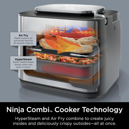 Ninja Air Fryer 14-in-1 Hogar multifunción Freidora eléctrica Freidora de acero inoxidable Liner táctil Operación táctil SFP701 Ninja Air Fryer 14-in-1 Hogar multifunción Freidora eléctrica Freidora de acero inoxidable Liner táctil Operación táctil SFP701
