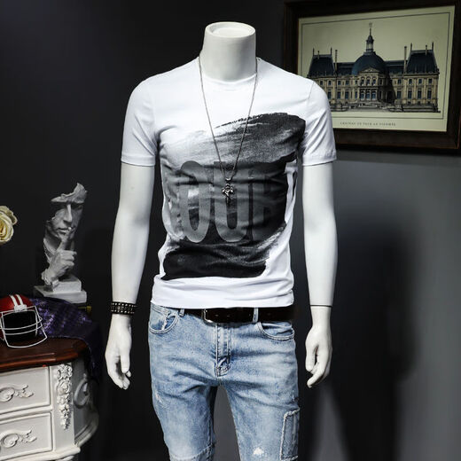 Camisa de base de media manga de manga corta para hombres Finiton Camisa de base de media manga de manga corta para hombres Finiton
