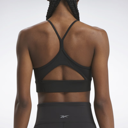 Reebok official 24 new product women's simple slim fit and comfortable fitness exercise training suspender bra 100005161 black L
 Reebok official 24 new product women's simple slim fit and comfortable fitness exercise training suspender bra 100005161 black L