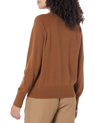Pull à manches longues de Vince Brown Brown Grown Pull à manches longues de Vince Brown Brown Grown