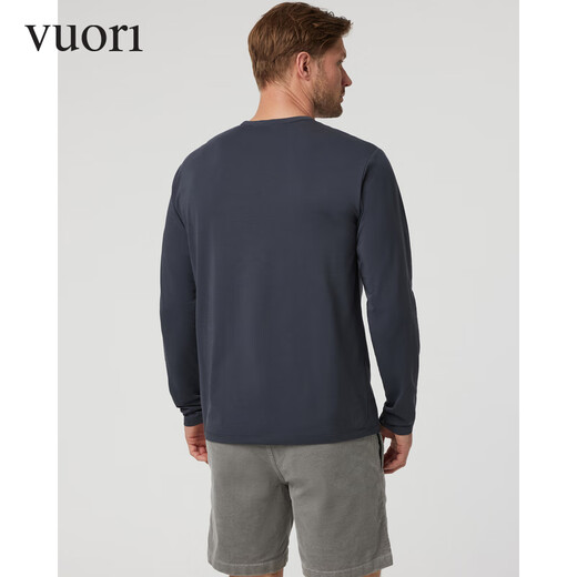 VUORI L/S Feather 飞奥力25春季新品男士休闲运动套头衫 V1048 藏青色/Navy M 175 VUORI L/S Feather 飞奥力25春季新品男士休闲运动套头衫 V1048 藏青色/Navy M 175