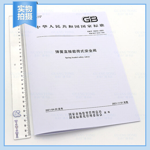 GB/T 12243-2021 Spring direct load safety valve GB/T 12243-2021 Spring direct load safety valve