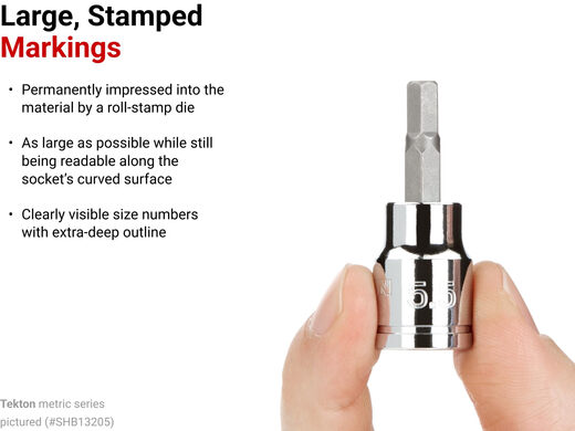 TEKTON 3/8 英寸驱动器 x 3/8 英寸六角钻头插座 SHB12210 TEKTON 3/8 英寸驱动器 x 3/8 英寸六角钻头插座 SHB12210