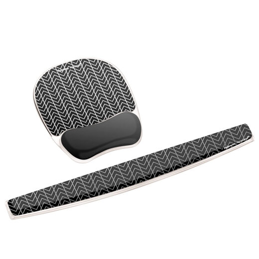 Fellowes Photo gel mouse pad and wrist strap Microban protection Black V-shaped pattern (9549901)
Fellowes Photo gel mouse pad and wrist strap Microban protection Black V-shaped pattern (9549901)