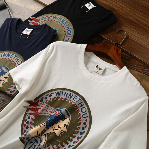 Biblioteca oficial de UNIQLQ HK Trendy Brand actualizada con un nuevo producto de verano suave para la impresión retro de moda de los hombres T1048 Navy Blue M Biblioteca oficial de UNIQLQ HK Trendy Brand actualizada con un nuevo producto de verano suave para la impresión retro de moda de los hombres T1048 Navy Blue M