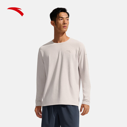 ANTA Light Warm T丨Fleece long-sleeved T-shirt men's autumn fitness clothing running quick-drying clothing training sports top ANTA Light Warm T丨Fleece long-sleeved T-shirt men's autumn fitness clothing running quick-drying clothing training sports top