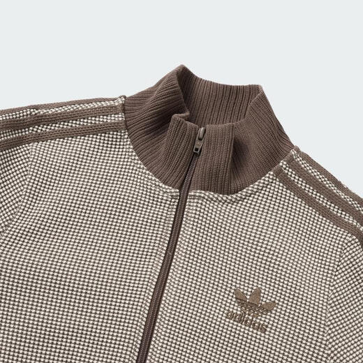 阿迪达斯 (adidas)【滔搏运动】Originals三叶草女子CROP华夫格运动修身夹克外套 KC2645 M 阿迪达斯 (adidas)【滔搏运动】Originals三叶草女子CROP华夫格运动修身夹克外套 KC2645 M