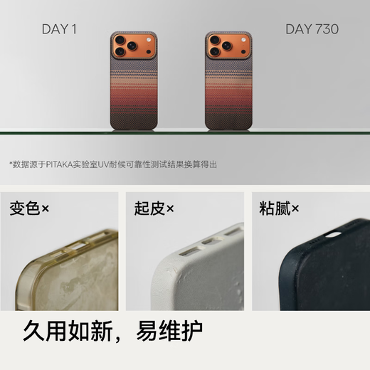 PITAKA suitable for Apple iPhone 17 ProMax phone case camera buttons full-inclusive magnetic suction Kevlar aramid carbon fiber pattern bare metal feel knitted advanced sense protective case sunset PITAKA suitable for Apple iPhone 17 ProMax phone case camera buttons full-inclusive magnetic suction Kevlar aramid carbon fiber pattern bare metal feel knitted advanced sense protective case sunset
