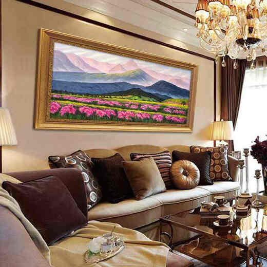 Dinger Impression Lavendel Wohnzimmer Dekoration Malerei Sofa Hintergrund Einfacher europäischer Wandmalerei Landschaftsland Ölmalerei Restaurant Europäische Pastorallandschaft G691 Rahmen Größe 90*210 cm Dinger Impression Lavendel Wohnzimmer Dekoration Malerei Sofa Hintergrund Einfacher europäischer Wandmalerei Landschaftsland Ölmalerei Restaurant Europäische Pastorallandschaft G691 Rahmen Größe 90*210 cm