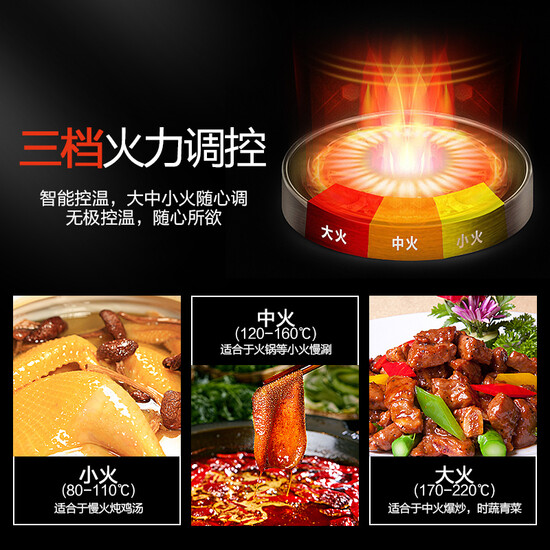Supor SUPOR electric hot pot household multifunctional electric frying pan electric hot pot electric baking pan frying machine 7.5L large capacity electric cooker JJ4030D604 Supor SUPOR electric hot pot household multifunctional electric frying pan electric hot pot electric baking pan frying machine 7.5L large capacity electric cooker JJ4030D604