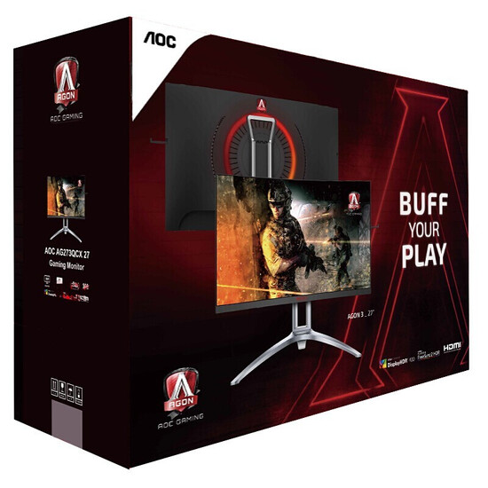 AOC love 3 AG273QCX 27 inch 2K display 144Hz game electrical hdr400 lifting rotation curved computer screen AOC love 3 AG273QCX 27 inch 2K display 144Hz game electrical hdr400 lifting rotation curved computer screen