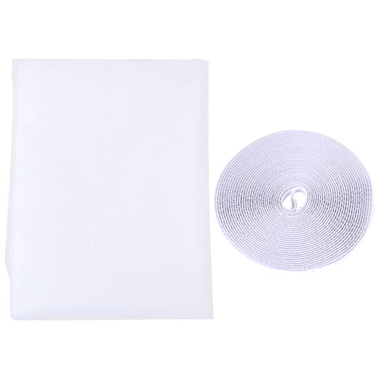 Shengshi Taibao Mosquito Screen Window Curtain Velcro Mesh Mosquito Repellent Screen Self-adhesive Can be Cut 130cm*150cm 4pcs Shengshi Taibao Mosquito Screen Window Curtain Velcro Mesh Mosquito Repellent Screen Self-adhesive Can be Cut 130cm*150cm 4pcs