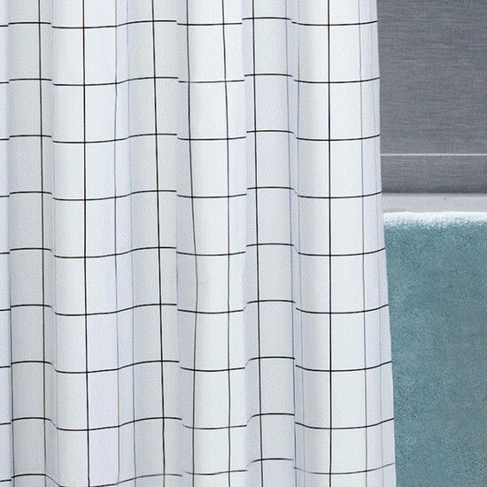 Pacifica tarpaulin Di DIYIN bathroom curtain bathroom shower curtain mildew thickened curtain panel curtain package Free-squared perforated curtain 120 * 180 Pacifica tarpaulin Di DIYIN bathroom curtain bathroom shower curtain mildew thickened curtain panel curtain package Free-squared perforated curtain 120 * 180