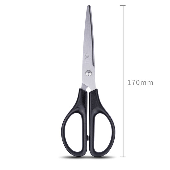 Effective deli170mm home office life office supplies scissors a black 0603 Effective deli170mm home office life office supplies scissors a black 0603