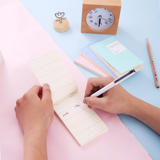 Deli deli100K / 80 Zhang wireless glue binding the students words of this soft manuscripts notepad notebook son a random color Deli deli100K / 80 Zhang wireless glue binding the students words of this soft manuscripts notepad notebook son a random color