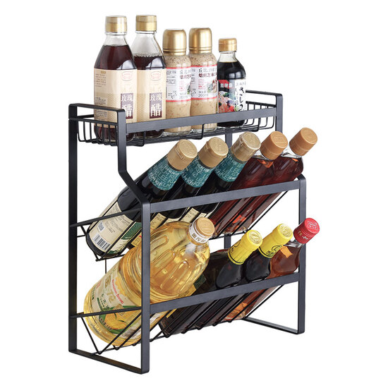Cook imperial kitchen shelf kitchen shelf storage rack seasoning seasoning rack kitchen home three Cook imperial kitchen shelf kitchen shelf storage rack seasoning seasoning rack kitchen home three