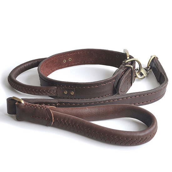 Giant dog leash dog rope large dog collar suit collar leather drawstring suit thickening widening durable MT088 suit XXL giant suit Giant dog leash dog rope large dog collar suit collar leather drawstring suit thickening widening durable MT088 suit XXL giant suit