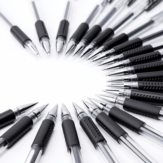 Extensive GuangBo 0.5mm black gel pen classic pen Set 10 pen refills branch +10 20 sticks ZX9517D Extensive GuangBo 0.5mm black gel pen classic pen Set 10 pen refills branch +10 20 sticks ZX9517D