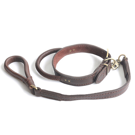 Giant dog leash dog rope large dog collar suit collar leather drawstring suit thickening widening durable MT088 suit XXL giant suit Giant dog leash dog rope large dog collar suit collar leather drawstring suit thickening widening durable MT088 suit XXL giant suit