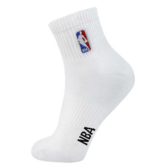 NBA socks men's casual sports basketball cotton socks men's socks combed cotton embroidered training socks 3 pairs of moisture-absorbing breathable rubber anti-skid mixed color one size NBA socks men's casual sports basketball cotton socks men's socks combed cotton embroidered training socks 3 pairs of moisture-absorbing breathable rubber anti-skid mixed color one size