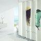 Yiermao bathroom waterproof shower curtain fabric thickened polyester mildew shower curtain with shower curtain ring bathroom blackout cloth without shower curtain rod 150*180cm feather Yiermao bathroom waterproof shower curtain fabric thickened polyester mildew shower curtain with shower curtain ring bathroom blackout cloth without shower curtain rod 150*180cm feather
