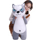 Plush toy dog husky accompany sleep doll large doll girl doll bed pillow long sleep two Ha cute little dog puppet birthday gift girls Husky 60 cm Plush toy dog husky accompany sleep doll large doll girl doll bed pillow long sleep two Ha cute little dog puppet birthday gift girls Husky 60 cm