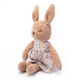Applepark baby soothing doll accompany to sleep, hug and sleep with the entrance bunny plush fabric doll trumpet fairy tale sweetheart rabbit-brown Applepark baby soothing doll accompany to sleep, hug and sleep with the entrance bunny plush fabric doll trumpet fairy tale sweetheart rabbit-brown