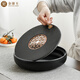 Jinxiang circular tea tray kung fu tea dry tea home storage tray ceramic dual circular path tea tray 25 * 5cm Jinxiang circular tea tray kung fu tea dry tea home storage tray ceramic dual circular path tea tray 25 * 5cm