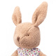 Applepark baby soothing doll accompany to sleep, hug and sleep with the entrance bunny plush fabric doll trumpet fairy tale sweetheart rabbit-brown Applepark baby soothing doll accompany to sleep, hug and sleep with the entrance bunny plush fabric doll trumpet fairy tale sweetheart rabbit-brown
