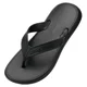 LURAD flip flops men's summer outdoor wear sandals flip flops wear-resistant black rubber beach shoes trendy black 43-44 LURAD flip flops men's summer outdoor wear sandals flip flops wear-resistant black rubber beach shoes trendy black 43-44