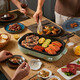 Bear Multi-function Cooking Pot Electric Grill Barbecue Pan Korean Electric Barbecue Grill Pan Net Red Frying and Roasting Electric Pan with Removable Pan DKL-D12A1 Bear Multi-function Cooking Pot Electric Grill Barbecue Pan Korean Electric Barbecue Grill Pan Net Red Frying and Roasting Electric Pan with Removable Pan DKL-D12A1