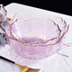 Franjing Nordic tableware, salad bowl, glass bowl, fruit plate, fruit basket, fruit bowl, fruit box, fruit plate, candy plate, dried fruit plate, glass plate, glass fruit plate, fruit box, Phnom Penh pink 3-piece set + 6 fruit forks Franjing Nordic tableware, salad bowl, glass bowl, fruit plate, fruit basket, fruit bowl, fruit box, fruit plate, candy plate, dried fruit plate, glass plate, glass fruit plate, fruit box, Phnom Penh pink 3-piece set + 6 fruit forks