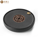 Jinxiang circular tea tray kung fu tea dry tea home storage tray ceramic dual circular path tea tray 25 * 5cm Jinxiang circular tea tray kung fu tea dry tea home storage tray ceramic dual circular path tea tray 25 * 5cm