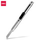 Deli small metal shell office household utility knife/paper knife office supplies 2053 Deli small metal shell office household utility knife/paper knife office supplies 2053