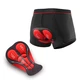 Cavalry cycling underwear shorts cycling clothing male and female silicone cushion breathable quick-drying mountain bike road bike pants seat cushion equipment black XXL size Cavalry cycling underwear shorts cycling clothing male and female silicone cushion breathable quick-drying mountain bike road bike pants seat cushion equipment black XXL size