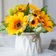 Love loaded sugar sunflower dried flower bouquet decoration fake flower simulation flower plastic flower silk flower flower arrangement ceramic vase floral home living room decoration with bottle 18cm Love loaded sugar sunflower dried flower bouquet decoration fake flower simulation flower plastic flower silk flower flower arrangement ceramic vase floral home living room decoration with bottle 18cm